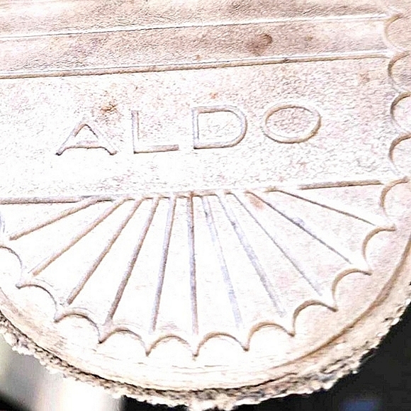 ALDO Etilivia Glitter Shoe Sneakers White size 6 - Picture 8 of 9